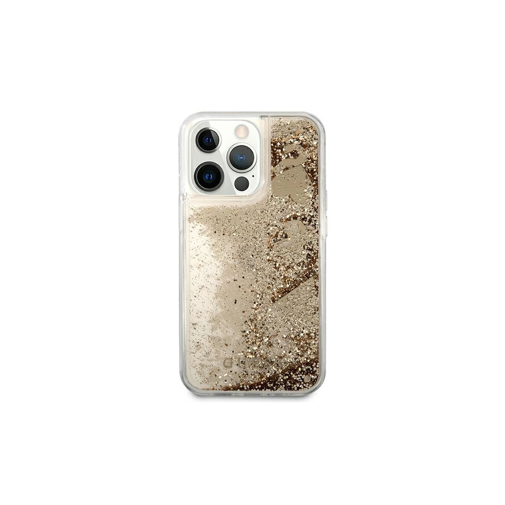 Hurtownia GSM - Etui Guess GUHCP13LGLHFLGO Apple iPhone 13 Pro gold/złoty hardcase Glitter Charms - GUE1298GLD - {ean13} - Hurt