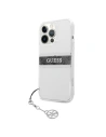 Hurtownia GSM - Etui Guess GUHCP13LKB4GGR Apple iPhone 13 Pro Transparent hardcase 4G Grey Strap Charm - GUE1300CL - {ean13} - Hurt