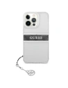 Hurtownia GSM - Etui Guess GUHCP13LKB4GGR Apple iPhone 13 Pro Transparent hardcase 4G Grey Strap Charm - GUE1300CL - {ean13} - Hurt