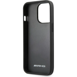 Hurtownia GSM - Etui Mercedes AMG AMHCP13LGSEBK Apple iPhone 13 Pro czarny/black hardcase Leather Debossed Lines - MRS027BLK - {ean13} - Hurt