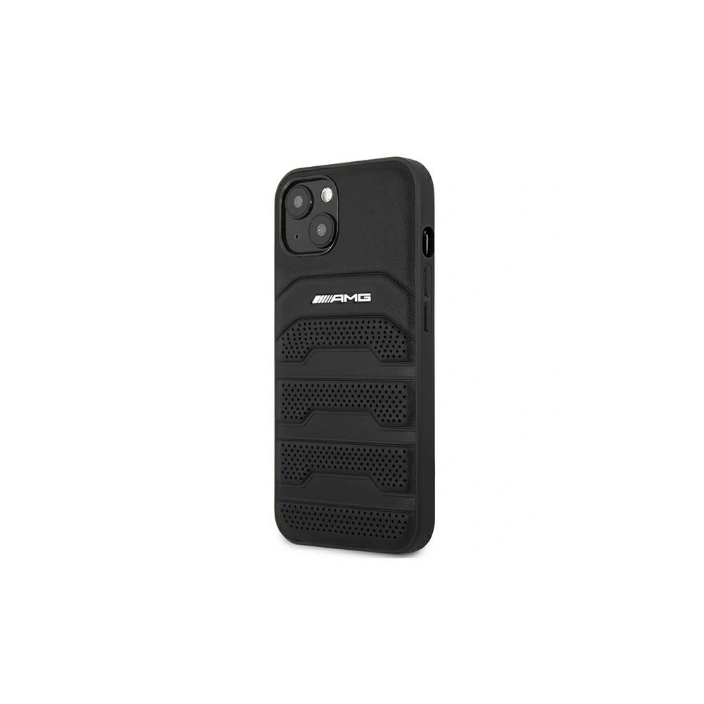 Hurtownia GSM - Etui Mercedes AMG AMHCP13MGSEBK Apple iPhone 13 černý/black hardcase Leather Debossed Lines - MRS028BLK - {ean13} - Hurt
