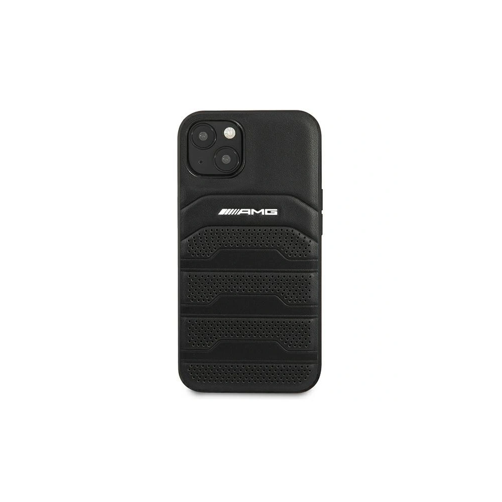 Hurtownia GSM - Etui Mercedes AMG AMHCP13MGSEBK Apple iPhone 13 černý/black hardcase Leather Debossed Lines - MRS028BLK - {ean13} - Hurt