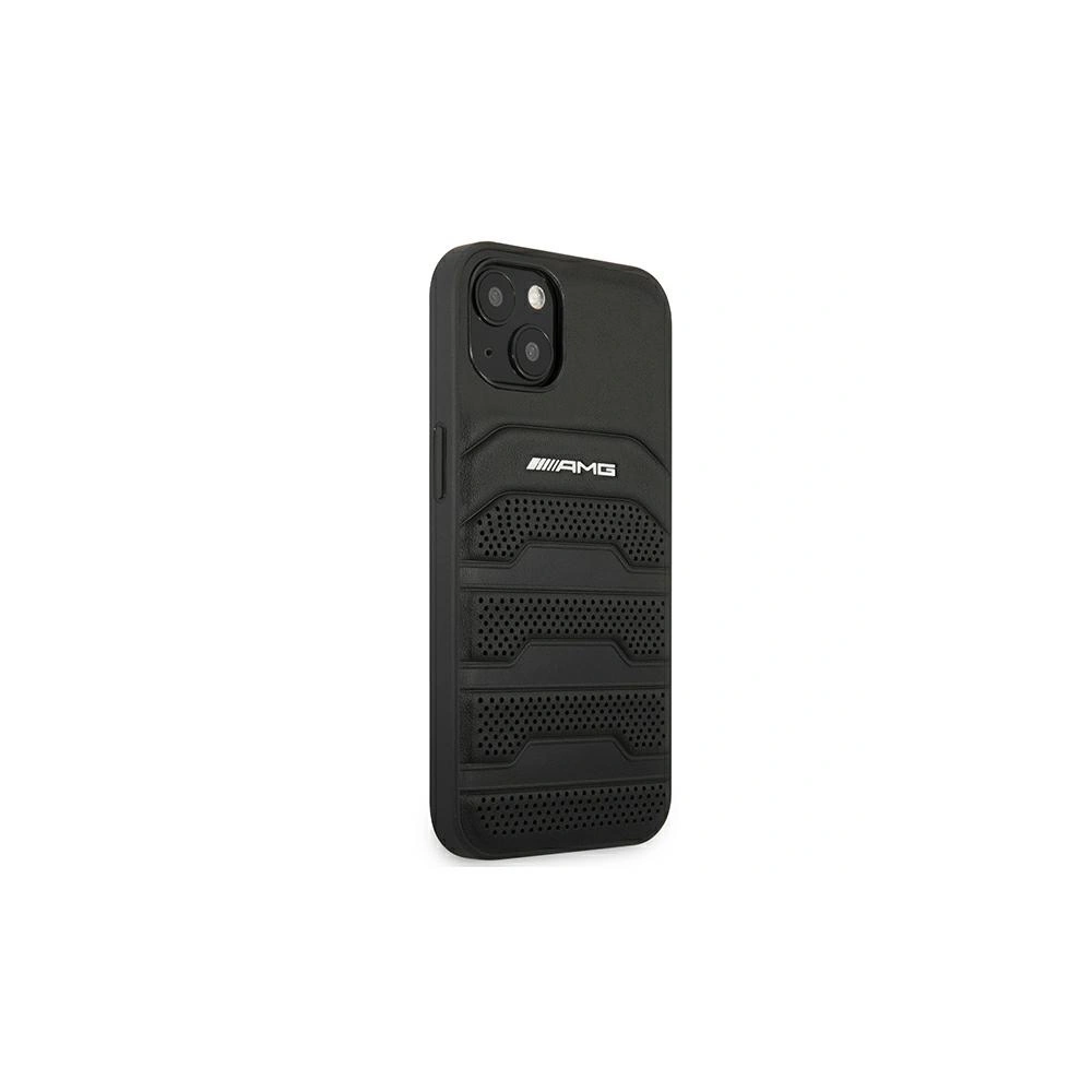 Hurtownia GSM - Etui Mercedes AMG AMHCP13MGSEBK Apple iPhone 13 černý/black hardcase Leather Debossed Lines - MRS028BLK - {ean13} - Hurt