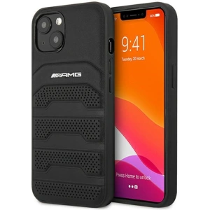Hurtownia GSM - Etui Mercedes AMG AMHCP13SGSEBK Apple iPhone 13 mini czarny/black hardcase Leather Debossed Lines - MRS029BLK - {ean13} - Hurt