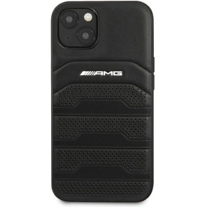Hurtownia GSM - Etui Mercedes AMG AMHCP13SGSEBK Apple iPhone 13 mini czarny/black hardcase Leather Debossed Lines - MRS029BLK - {ean13} - Hurt