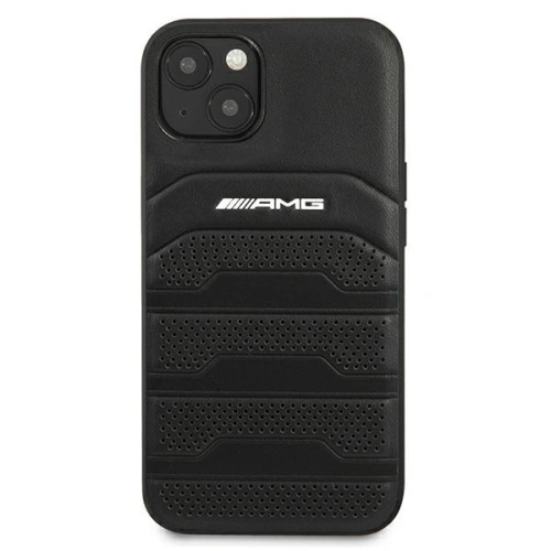 Etui Mercedes AMG AMHCP13SGSEBK Apple iPhone 13 mini czarny/black hardcase Leather Debossed Lines