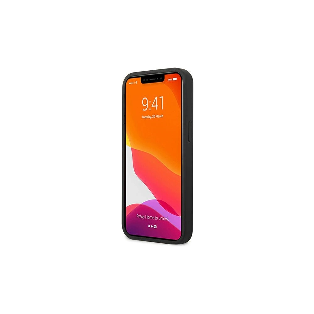 Hurtownia GSM - Etui Mercedes AMG AMHCP13SGSEBK Apple iPhone 13 mini černé/black hardcase kožené s raženými liniemi - MRS029BLK - {ean13} - Hurt