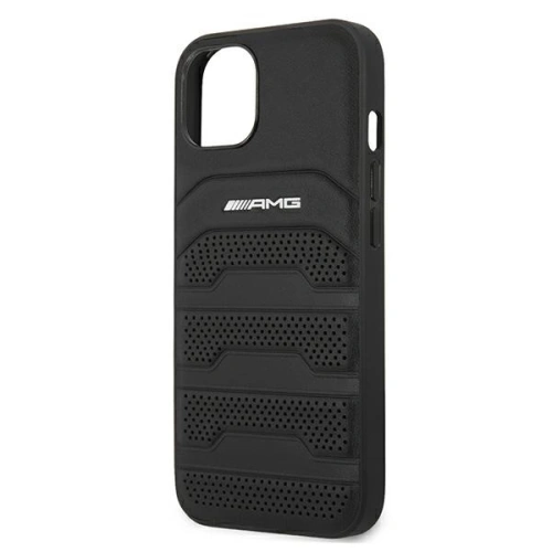 Etui Mercedes AMG AMHCP13SGSEBK Apple iPhone 13 mini czarny/black hardcase Leather Debossed Lines