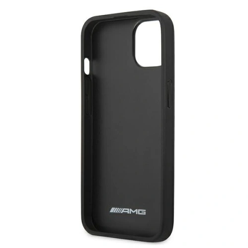 Etui Mercedes AMG AMHCP13SGSEBK Apple iPhone 13 mini czarny/black hardcase Leather Debossed Lines
