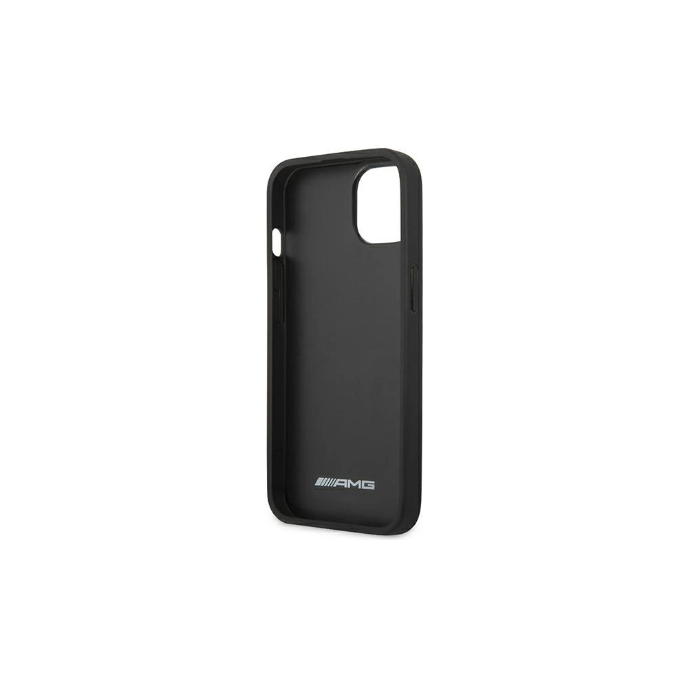 Hurtownia GSM - Etui Mercedes AMG AMHCP13SGSEBK Apple iPhone 13 mini černé/black hardcase kožené s raženými liniemi - MRS029BLK - {ean13} - Hurt