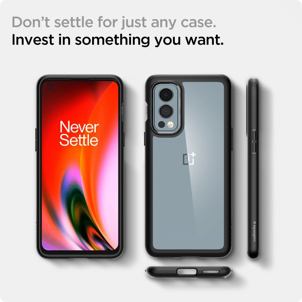 Hurtownia GSM - Etui Spigen Ultra Hybrid OnePlus Nord 2 5G Matná černá - SPN1893BLK - {ean13} - Hurt