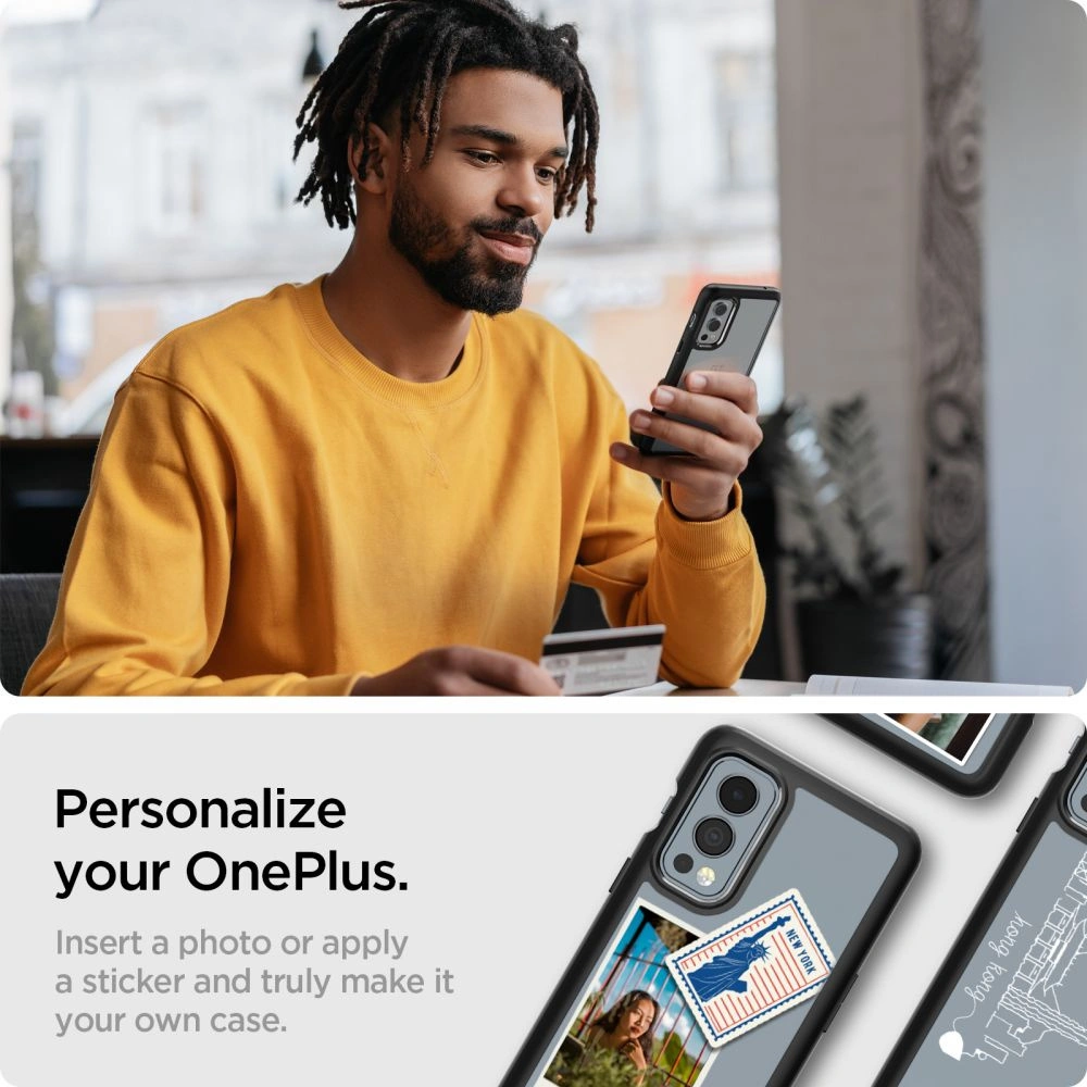 Hurtownia GSM - Etui Spigen Ultra Hybrid OnePlus Nord 2 5G Matná černá - SPN1893BLK - {ean13} - Hurt