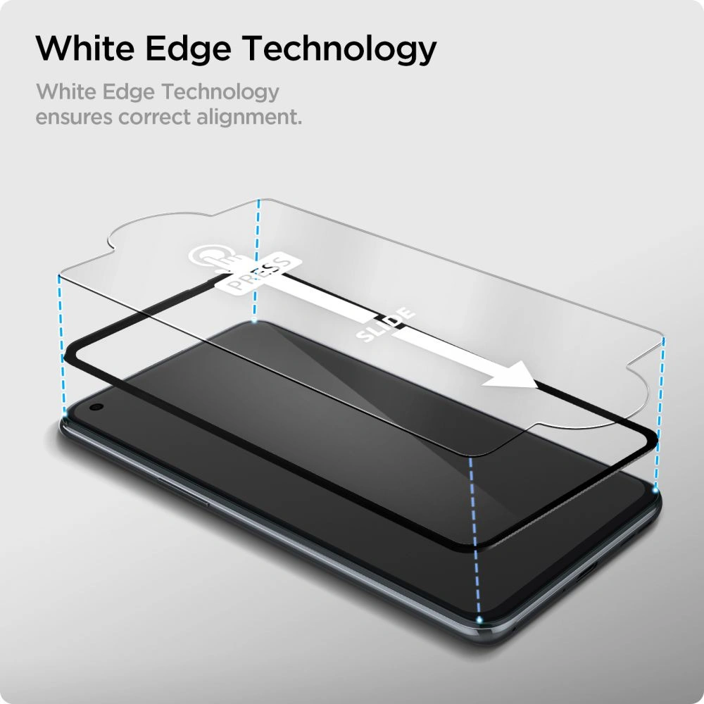 Hurtownia GSM - Tvrzené sklo Spigen GLAS.tR Slim OnePlus Nord 2 5G/CE 5G černé - SPN1896 - {ean13} - Hurt