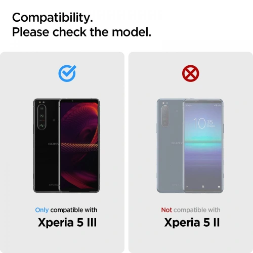 Szkło hartowane Spigen GLAS.tR Slim AlignMaster Sony Xperia 5 III Black