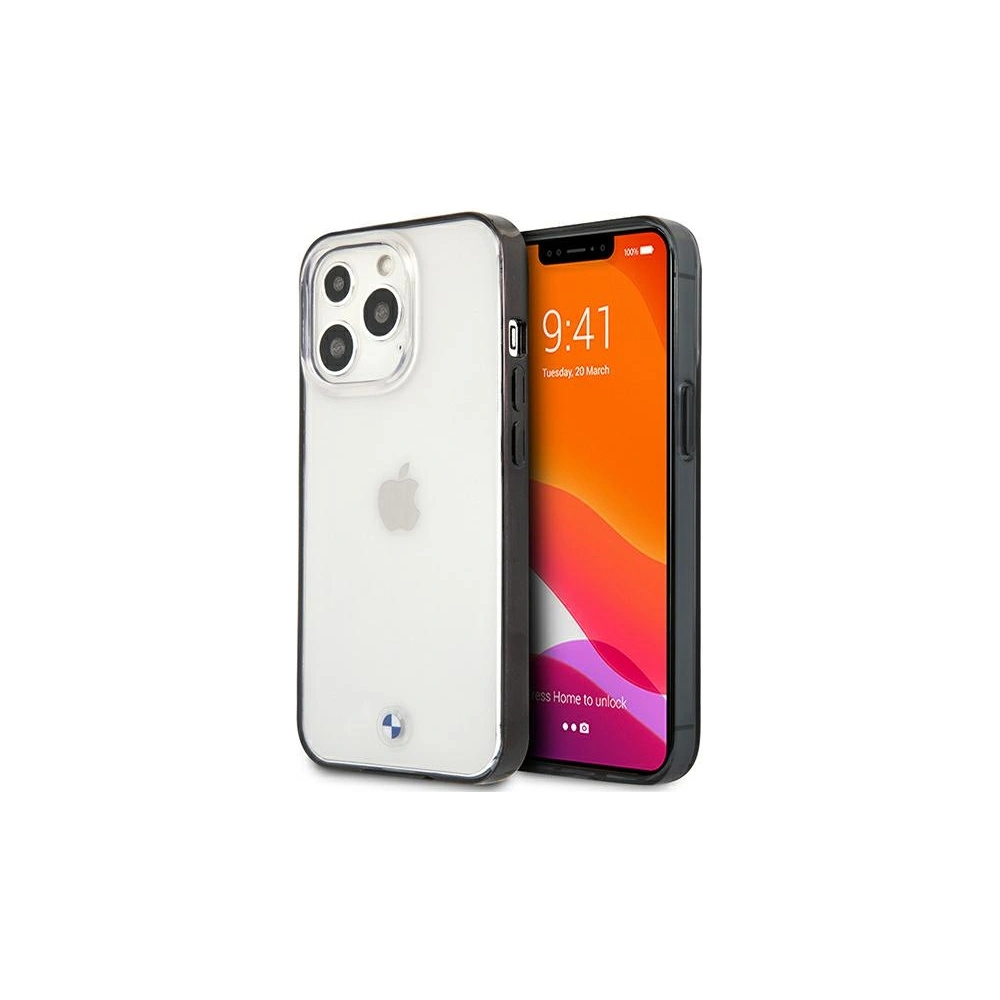 Wholesale BMW BMHCP13LPCUMRBK Apple iPhone 13 Pro transparent hardcase Signature Collection - BMW221CL - {ean13} - Hurt
