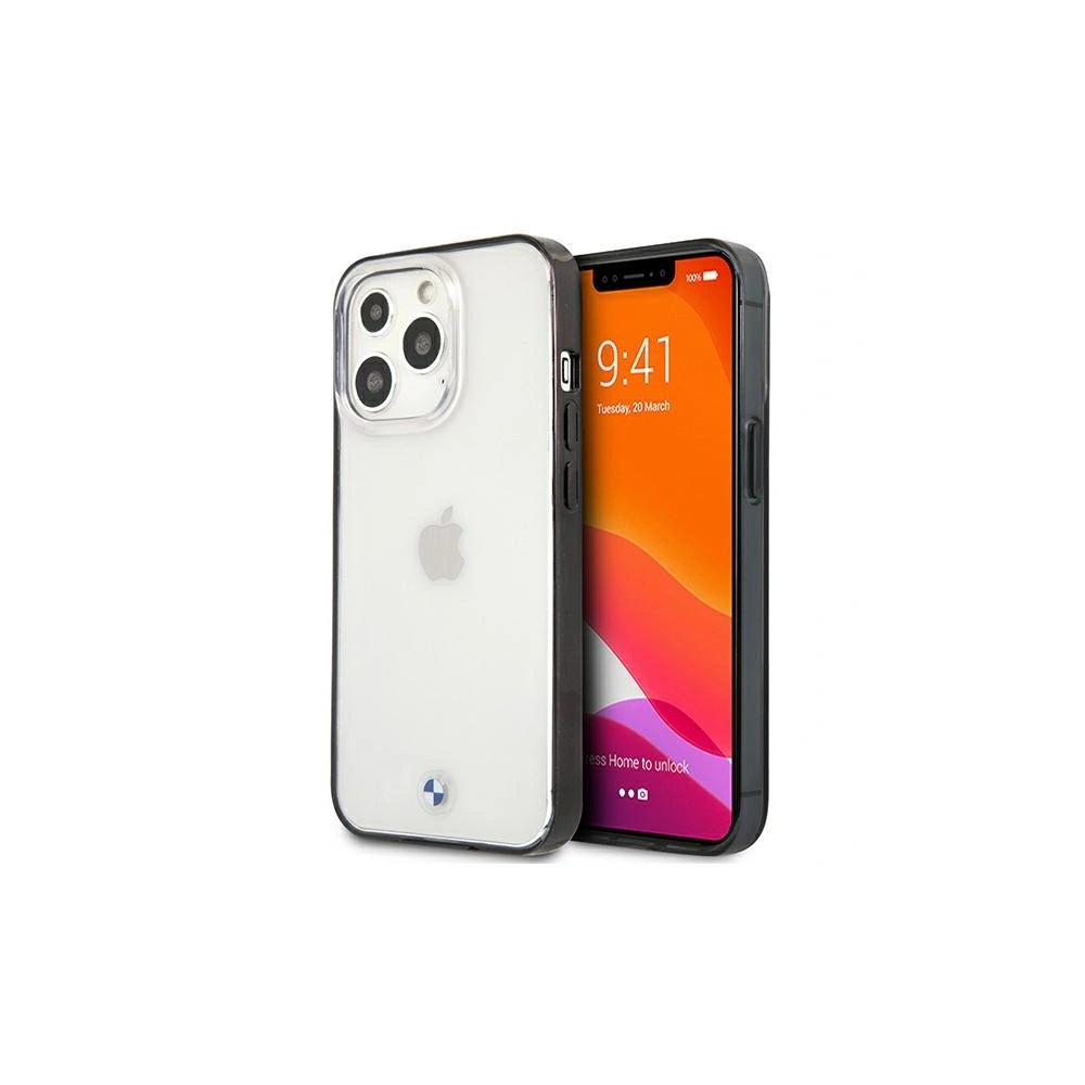 Wholesale BMW BMHCP13XPCUMRBK Apple iPhone 13 Pro Max transparent hardcase Signature Collection - BMW224CL - {ean13} - Hurt