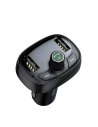 Hurtownia GSM - Baseus Transmiter FM z Bluetooth USB microSD (czarny) - BSU051BLK - {ean13} - Hurt