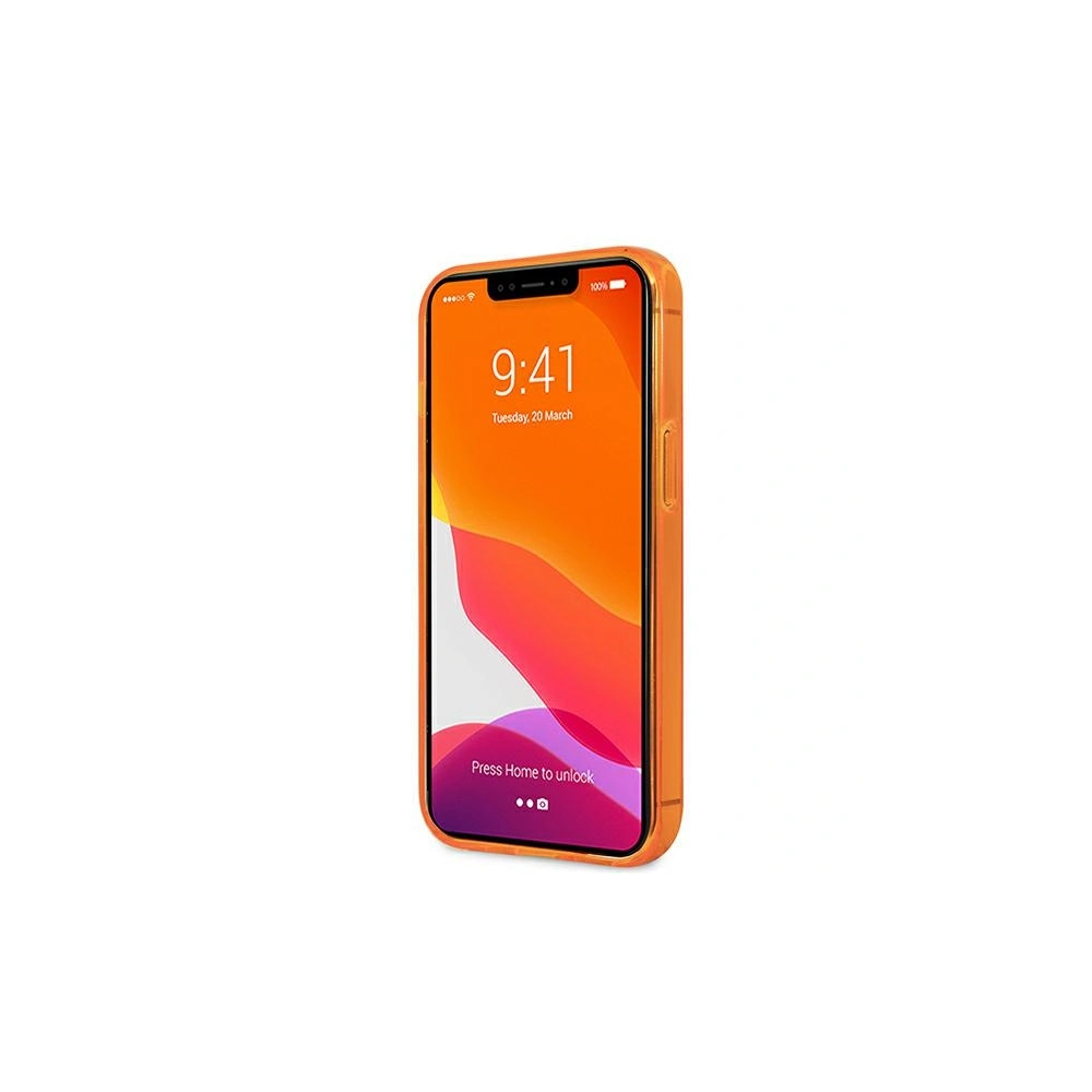 Hurtownia GSM - Etui Karl Lagerfeld KLHCP13LCHTRO Apple iPhone 13 Pro oranžový/orange hardcase Glitter Choupette Fluo - KLD658ORG - {ean13} - Hurt