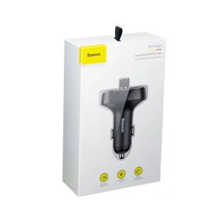 Hurtownia GSM - Baseus FM transmitter s Bluetooth USB microSD (černý) - BSU051BLK - {ean13} - Hurt