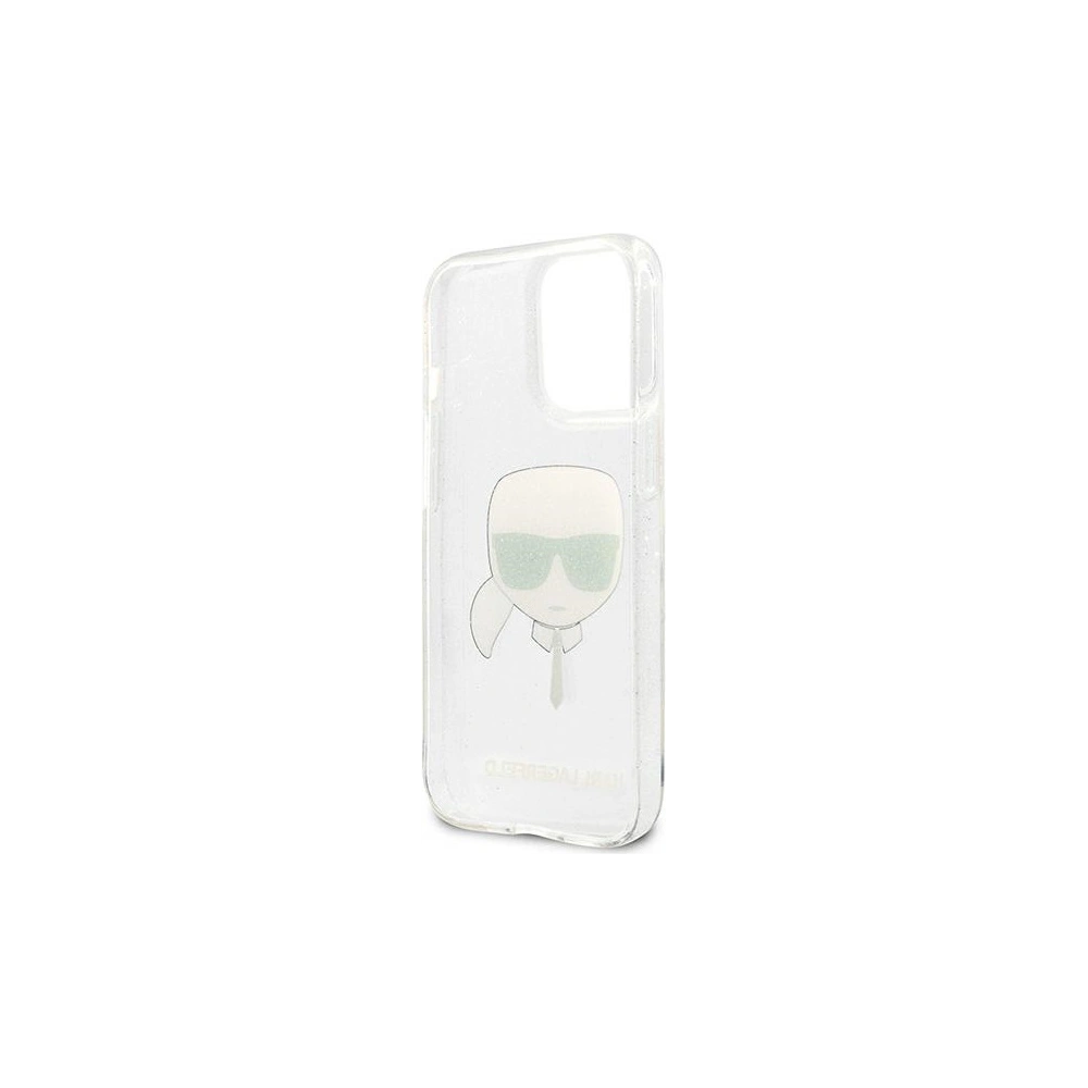 Hurtownia GSM - Etui Karl Lagerfeld KLHCP13LKHTUGLS Apple iPhone 13 Pro srebrny/silver hardcase Glitter Karl`s Head - KLD662SLV - {ean13} - Hurt