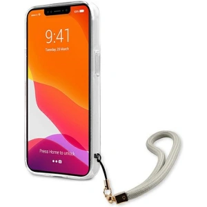 Etui Guess GUHCP13LKMABGR Apple iPhone 13 Pro szary/grey hardcase Marble Strap Collection