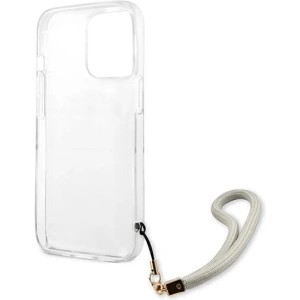 Etui Guess GUHCP13LKMABGR Apple iPhone 13 Pro szary/grey hardcase Marble Strap Collection