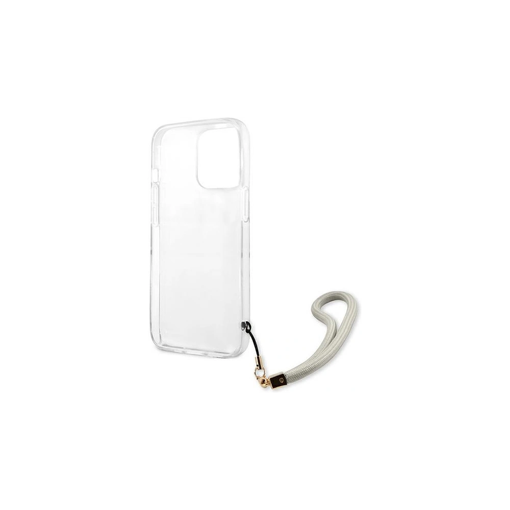 Hurtownia GSM - Case Guess GUHCP13LKMABGR Apple iPhone 13 Pro grau/grey Hardcase Marble Strap Collection - GUE1301GRY - {ean13} - Hurt