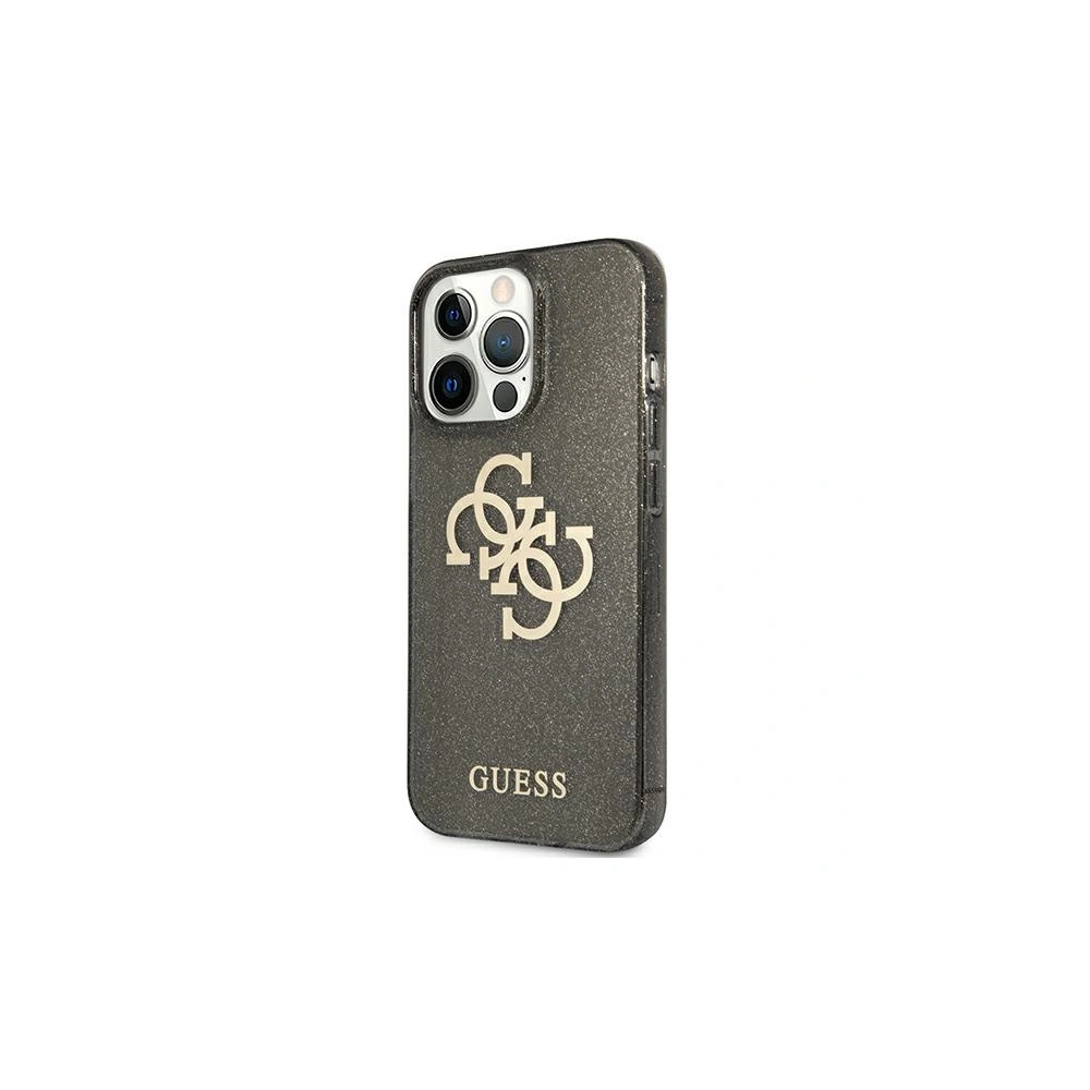 Hurtownia GSM - Etui Guess GUHCP13LPCUGL4GBK Apple iPhone 13 Pro czarny/black hard case Glitter 4G Big Logo - GUE1303BLK - {ean13} - Hurt