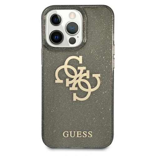Etui Guess GUHCP13LPCUGL4GBK Apple iPhone 13 Pro czarny/black hard case Glitter 4G Big Logo