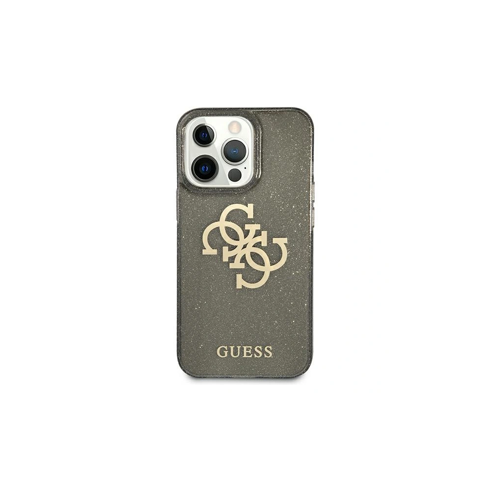 Hurtownia GSM - Etui Guess GUHCP13LPCUGL4GBK Apple iPhone 13 Pro czarny/black hard case Glitter 4G Big Logo - GUE1303BLK - {ean13} - Hurt