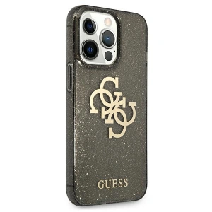 Etui Guess GUHCP13LPCUGL4GBK Apple iPhone 13 Pro czarny/black hard case Glitter 4G Big Logo