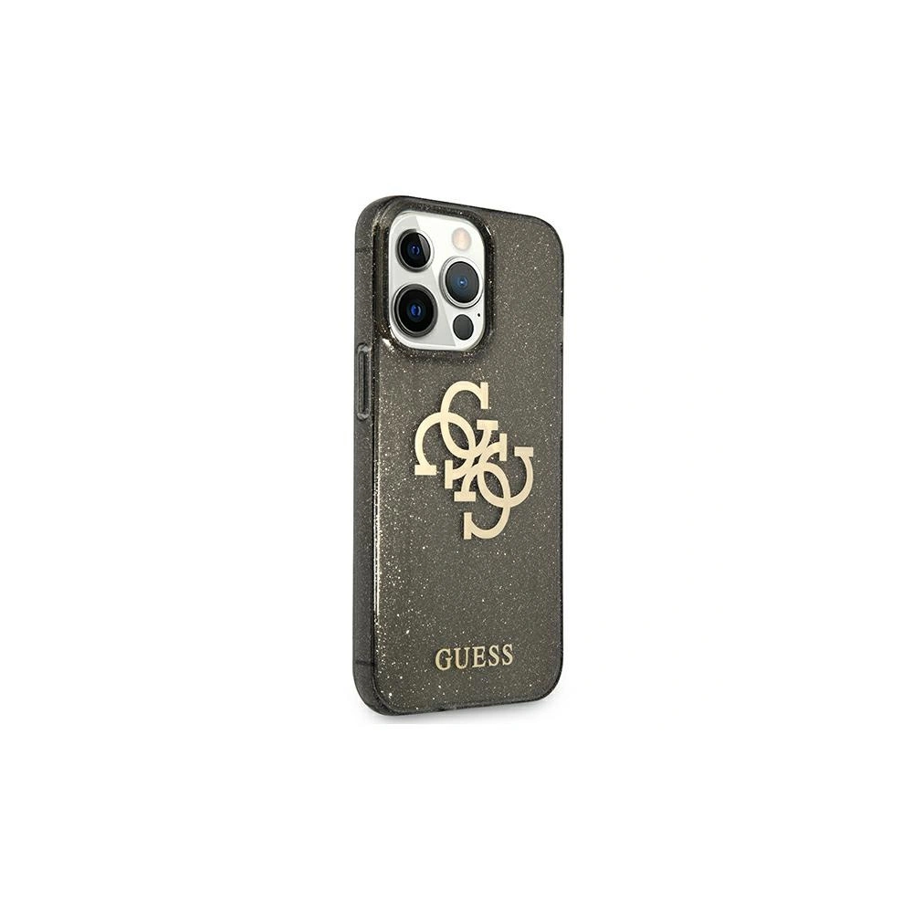 Hurtownia GSM - Etui Guess GUHCP13LPCUGL4GBK Apple iPhone 13 Pro czarny/black hard case Glitter 4G Big Logo - GUE1303BLK - {ean13} - Hurt