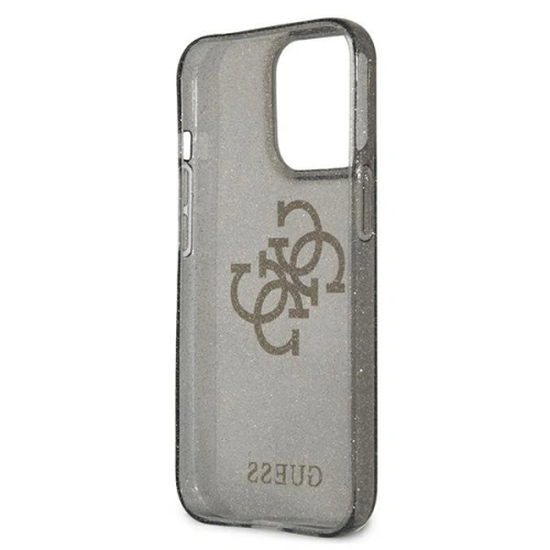Etui Guess GUHCP13LPCUGL4GBK Apple iPhone 13 Pro czarny/black hard case Glitter 4G Big Logo