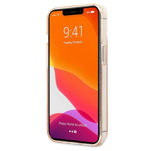 Etui Guess GUHCP13LPCUGL4GGO Apple iPhone 13 Pro złoty/gold hard case Glitter 4G Big Logo