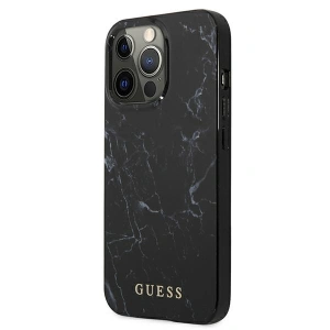 Etui Guess GUHCP13LPCUMABK Apple iPhone 13 Pro czarny/black hardcase Marble