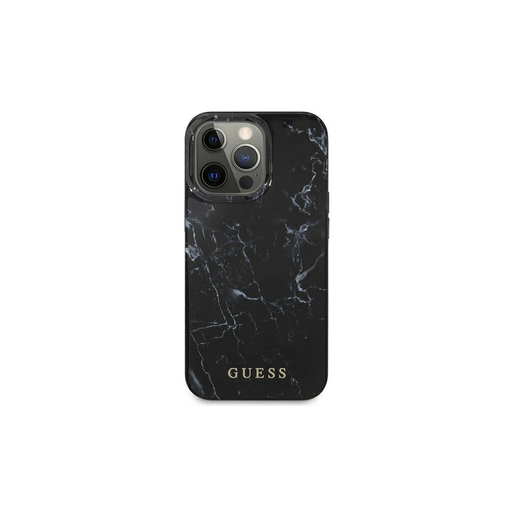 Hurtownia GSM - Etui Guess GUHCP13LPCUMABK Apple iPhone 13 Pro černý/black hardcase Marble - GUE1305BLK - {ean13} - Hurt