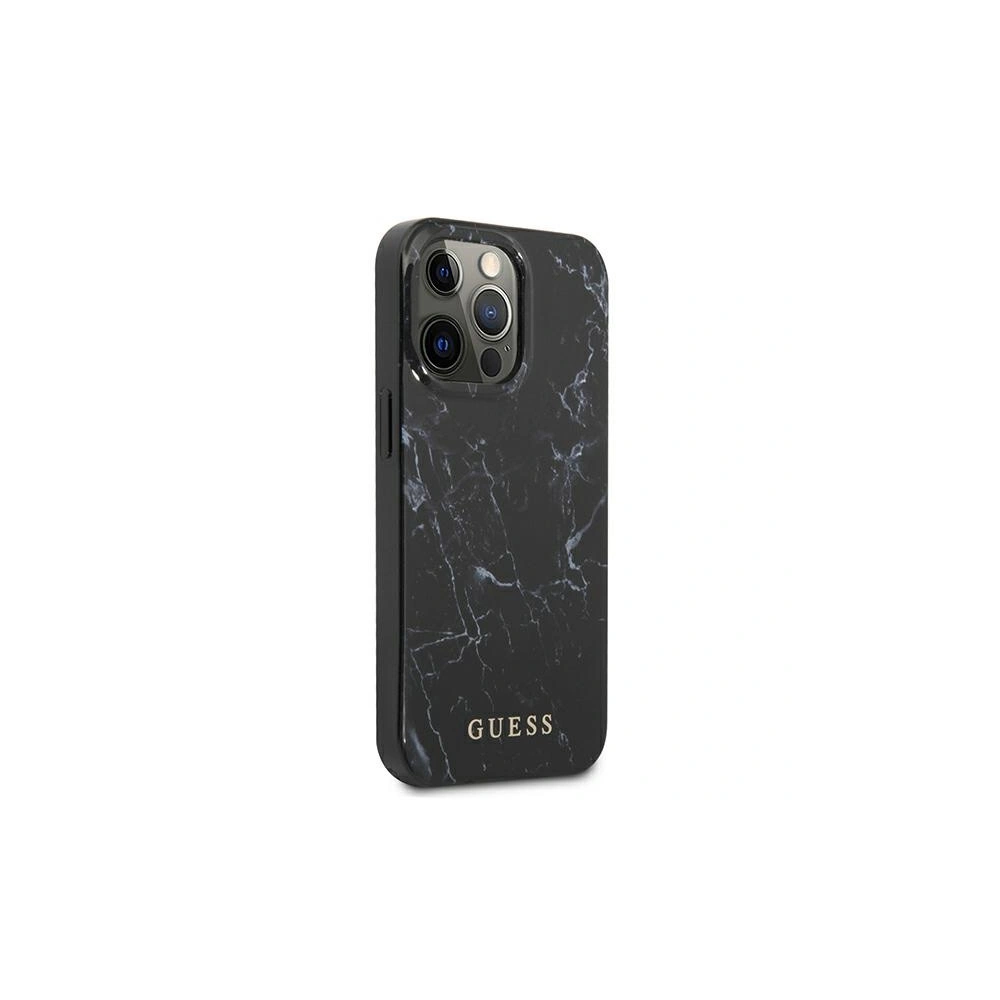 Hurtownia GSM - Etui Guess GUHCP13LPCUMABK Apple iPhone 13 Pro černý/black hardcase Marble - GUE1305BLK - {ean13} - Hurt