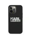 Hurtownia GSM - Etui Karl Lagerfeld KLHCP13LSLKLRBK Apple iPhone 13 Pro Silicone Stack Logo czarny/black - KLD664BLK - {ean13} - Hurt