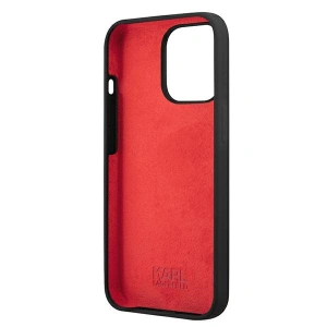 Etui Karl Lagerfeld KLHCP13LSLKLRBK Apple iPhone 13 Pro Silicone Stack Logo czarny/black