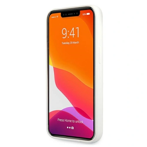 Etui Karl Lagerfeld KLHCP13LSLKLWH Apple iPhone 13 Pro Silicone Stack Logo biały/white