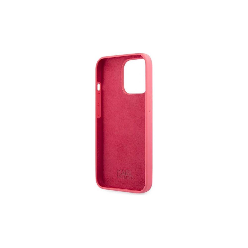 Hurtownia GSM - Etui Karl Lagerfeld KLHCP13LSSKCP Apple iPhone 13 Pro hardcase różowy/pink Silicone Karl & Choupette - KLD666PNK - {ean13} - Hurt