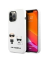 Etui Karl Lagerfeld KLHCP13LSSKCW Apple iPhone 13 Pro hardcase biały/white Silicone Karl & Choupette