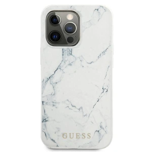 Etui Guess GUHCP13LPCUMAWH Apple iPhone 13 Pro biały/white hardcase Marble