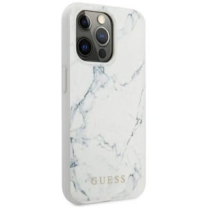 Etui Guess GUHCP13LPCUMAWH Apple iPhone 13 Pro biały/white hardcase Marble