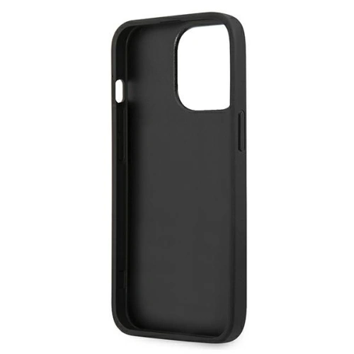 Etui Guess GUHCP13LPSASBBK Apple iPhone 13 Pro czarny/black Saffiano Strap