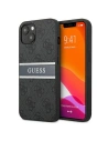 Guess GUHCP13M4GDGR Apple iPhone 13 grey hardcase 4G Stripe