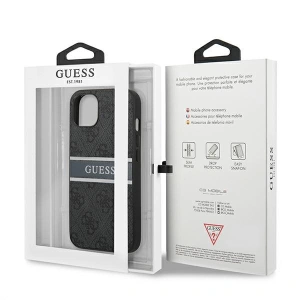 Etui Guess GUHCP13M4GDGR Apple iPhone 13 szary/grey hardcase 4G Stripe