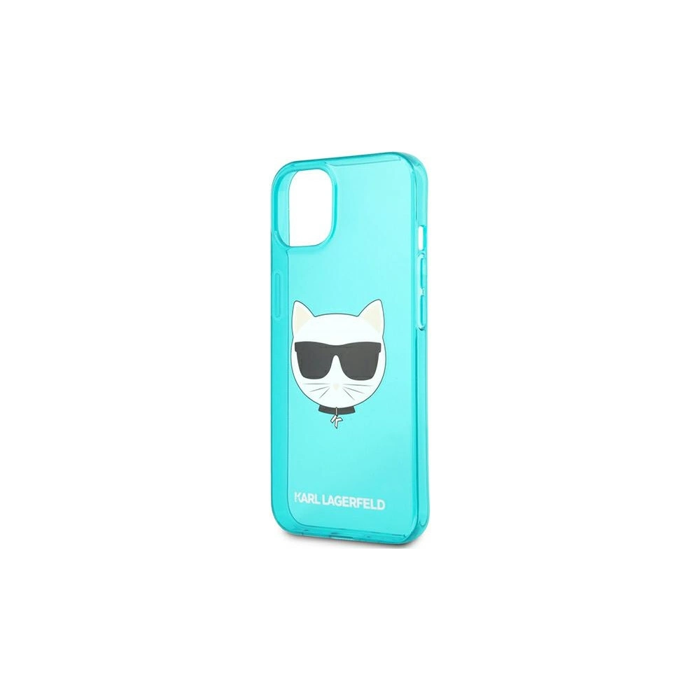 Hurtownia GSM - Etui Karl Lagerfeld KLHCP13MCHTRB Apple iPhone 13 niebieski/blue hardcase Glitter Choupette Fluo - KLD668BLU - {ean13} - Hurt