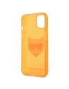 Hurtownia GSM - Etui Karl Lagerfeld KLHCP13MCHTRO Apple iPhone 13 pomarańczowy/orange hardcase Glitter Choupette Fluo - KLD669ORG - {ean13} - Hurt