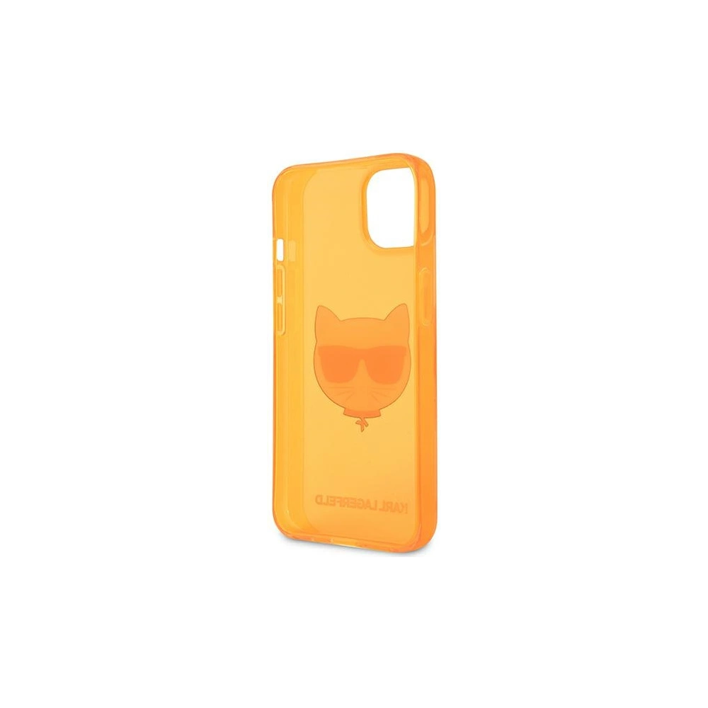 Hurtownia GSM - Etui Karl Lagerfeld KLHCP13MCHTRO Apple iPhone 13 pomarańczowy/orange hardcase Glitter Choupette Fluo - KLD669ORG - {ean13} - Hurt